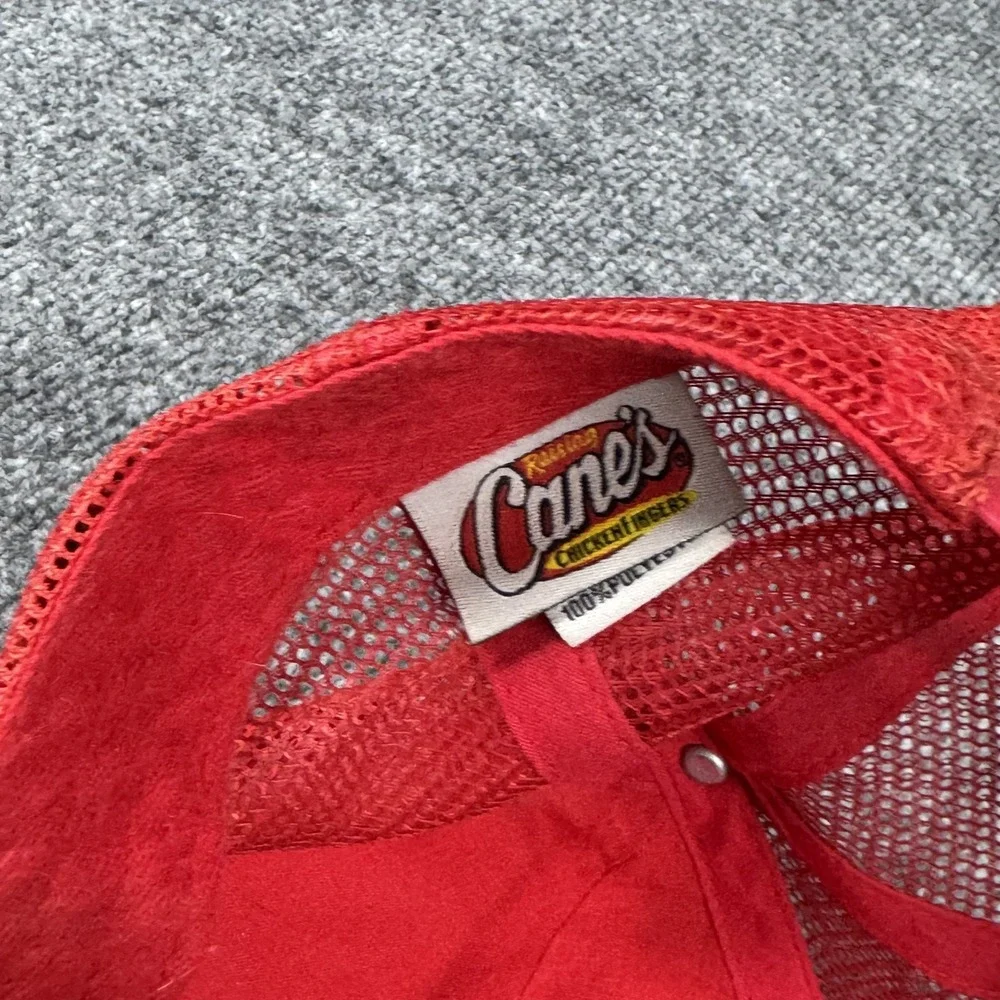 Raising Canes Hat‎ Cap Snap Back Employee Crew Uniform Chicken Fingers One Love